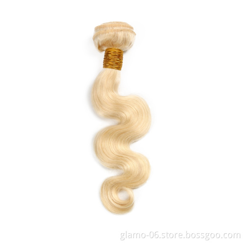 613 Blonde Virgin Human Hair 613 Cuticle Aligned Hair Bundles With Frontal Blonde Virgin Human Hair 613 Bundles With Closure